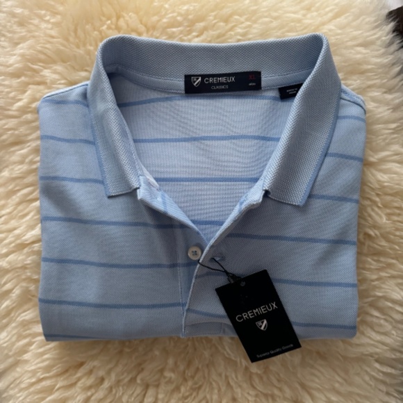 Daniel Cremieux Men’s  X-LARGE  Short Sleeve Polo Blue - Picture 3 of 9